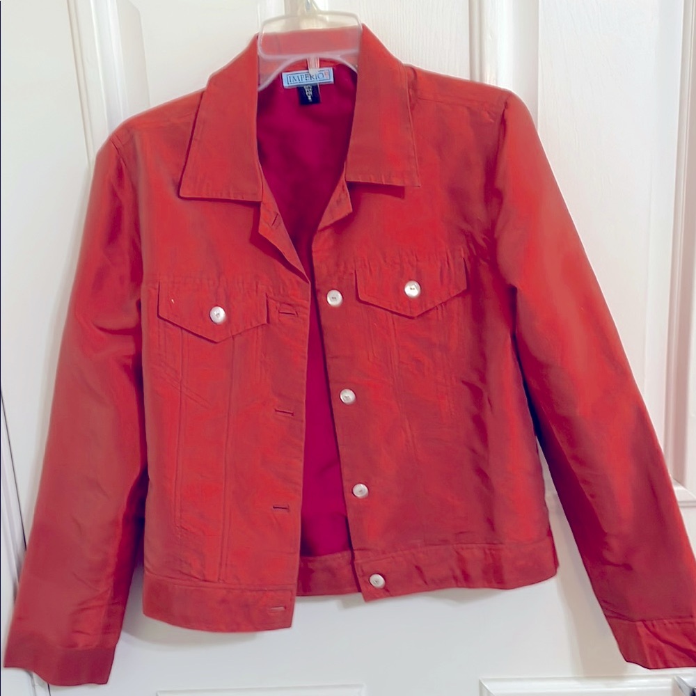 Imperio  Silk  reversible Jacket Sz m